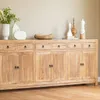 APARADOR OLMO MACIZO - 2.20 MTS en Madera natural - Bibliotecas, Uruguay | La Iberica, vista 1 de 18