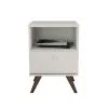 Mesa De Luz Linea Retro Living Dormitorio 1 Cajon Bl Rt3019 - Mesas de luz, Uruguay | Soy Hogar, vista 5 de 12