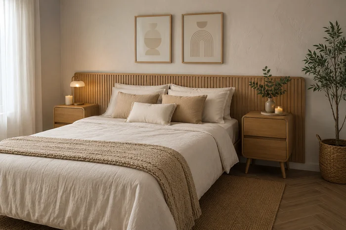 COMBO Mesas de Luz Alba con Cajones 9B – Roble en Madera natural - Mesas de luz, Uruguay | RM Muebles y Deco