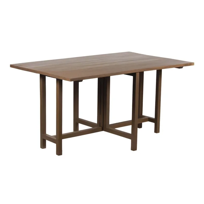 Mesa De Comedor Plegable Madera Marron Farm en Marrón - Mesas de comedor, Uruguay | Divino, vista 2