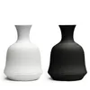 FLORERO CERAMICA D20x31CM BLANCO/NEGRO MATE en Blanco - Jarrones, Uruguay | Koz, vista 1 de 3
