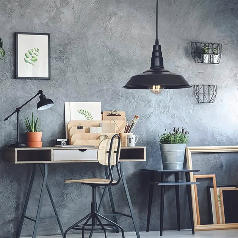 Lámpara Colgante Vintage Bell Negro Grande ø 46cm en Negro - Lámparas colgantes, Uruguay | Serlux, vista 3