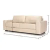Sofá Colorado - Cuero Básico - 3 cuerpos - Arena - (Preventa) en Beige - Sillones y sofás, Uruguay | NYR, vista 3 de 3