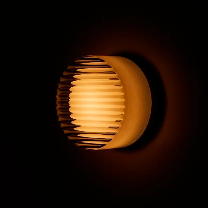 LUMINARIA GIGI STRIPES en Naranja - Iluminación, Uruguay | Berlina Store