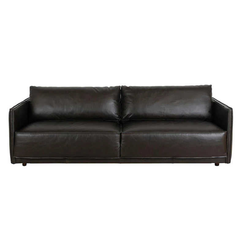 Sillón Cuero-100-natural Negro Romeo en Negro - Sillones y sofás, Uruguay | Divino, vista 3