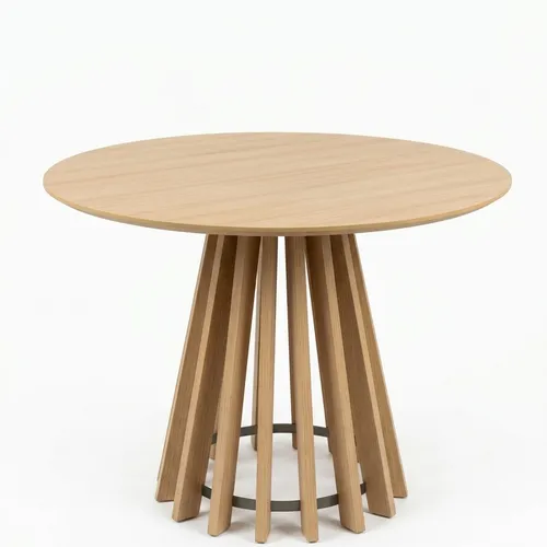 Mesa de Comedor Pipa Redonda 110cm - Crudo - Mesas de comedor, Uruguay | Berna home