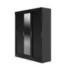Ropero 3 Puertas Wardrobe - Negro Mate - Roperos y placares, Uruguay | Rústico Hogar, vista 2 de 5