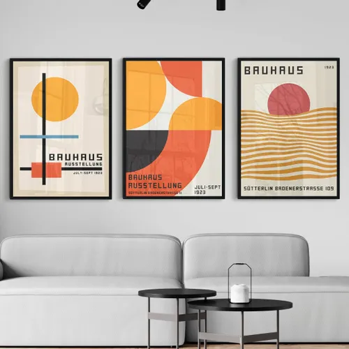 Bauhaus - Orange en Multicolor - Láminas, Uruguay | La Cuadrería