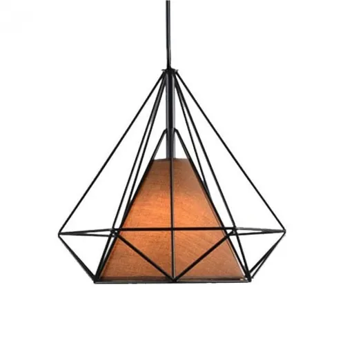 Lámpara Colgante Euclides Negro y Marron en Negro - Lámparas colgantes, Uruguay | Serlux