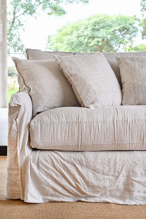 SILLON ALMA XL LINO CRUDO - 2.80 MTS en Blanco - Sillones y sofás, Uruguay | La Iberica, vista 8