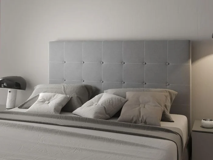 Respaldo 2 Plazas Imperial 1.40 en Gris - Muebles, Uruguay | Soy Hogar, vista 4