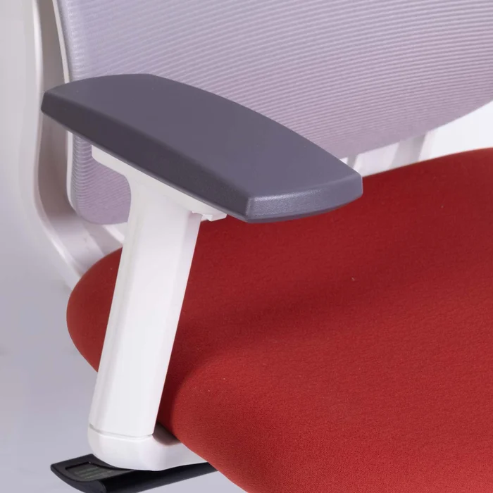 Silla De Oficina Malla Blanco Damasco en Multicolor - Sillas de escritorio, Uruguay | Divino, vista 4