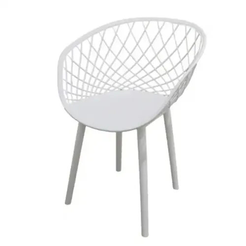 SILLA AYLA GARDEN - COLOR BLANCO en Blanco - Sillas, Uruguay | Champagne Home