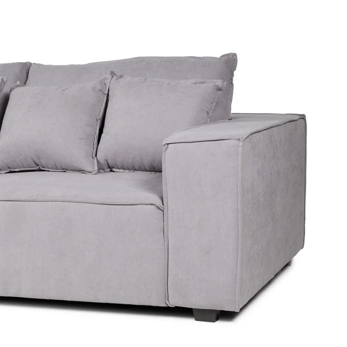 Sofá Modular Maia (4 módulos) - Tela Microfibra - 12074 (Ceniza) en Gris - Sillones y sofás, Uruguay | Nyr, vista 5