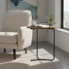 MESA APOYO - ROBLE CLARO - PATA GRAFITO en Madera natural - Mesas de living, Uruguay | Champagne Home, vista 2 de 5