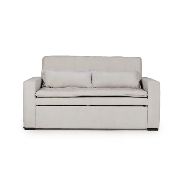 Sofá Cama Londres - Tela Microfibra - TC1009 (Plata) en Gris - Sillones y sofás, Uruguay | Nyr, vista 5