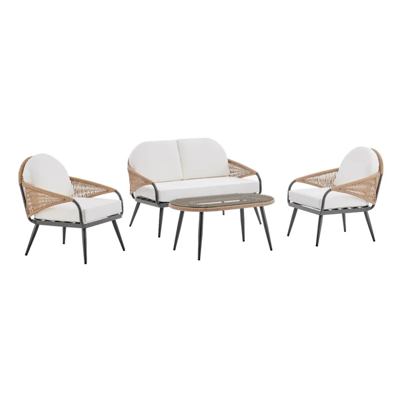 Juego Muebles De Jardin Santorini - Muebles para el exterior, Uruguay | Rústico Hogar
