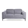 Sofá Hashtag - Tela Microfibra - 2 cuerpos - 6686-7 Gris en Gris - Sillones y sofás, Uruguay | NYR, vista 5 de 7