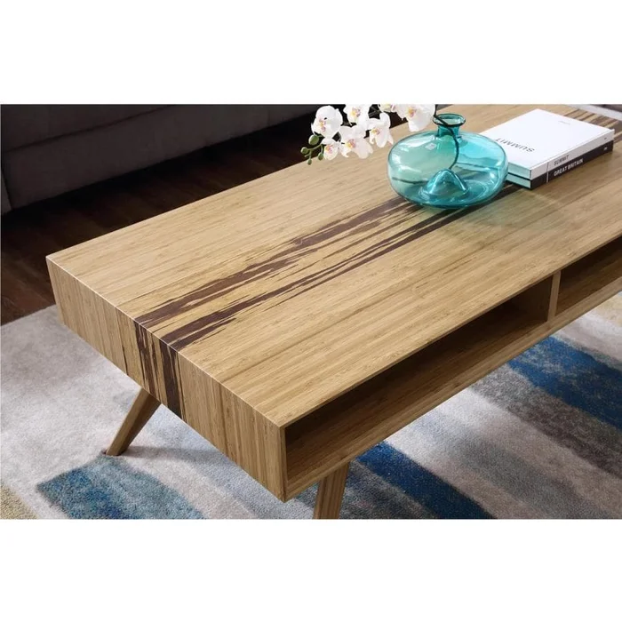 Mesa cafe Azara en Madera natural - Muebles, Uruguay | Uruguay Bamboo, vista 5