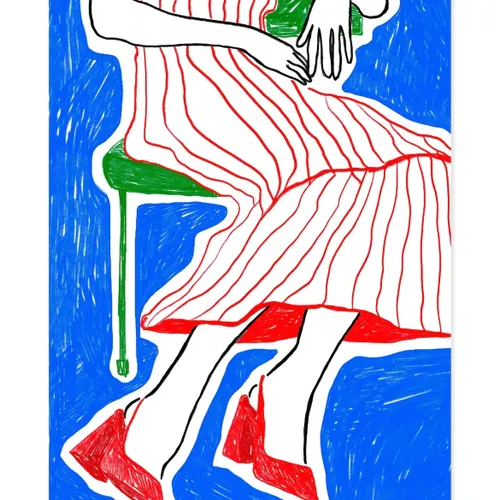 Zapatos red en Multicolor - Láminas, Uruguay | Mara Estudio