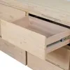 Comoda 6 Cajones Madera-acacia Natural-beige Newport en Blanco - Cómodas, Uruguay | Divino, vista 4 de 4