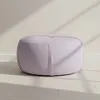 Puff Tela Natural-beige Olten Beige Claro en Violeta - Sillones y sofás, Uruguay | Divino, vista 1 de 3