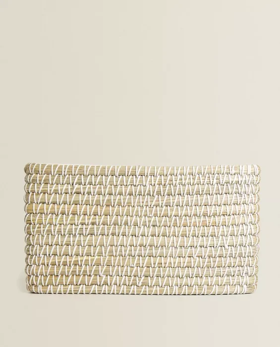 CESTA RECTANGULAR CONTRASTE - Canastos, Uruguay | Zara Home, vista 3