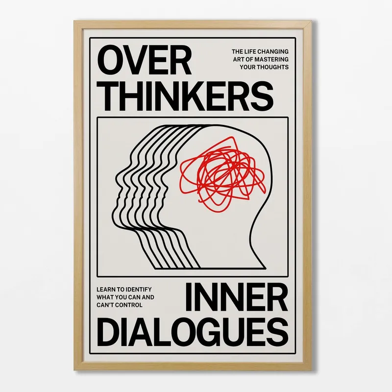 Overthinkers en Blanco - Láminas, Uruguay | La Cuadrería