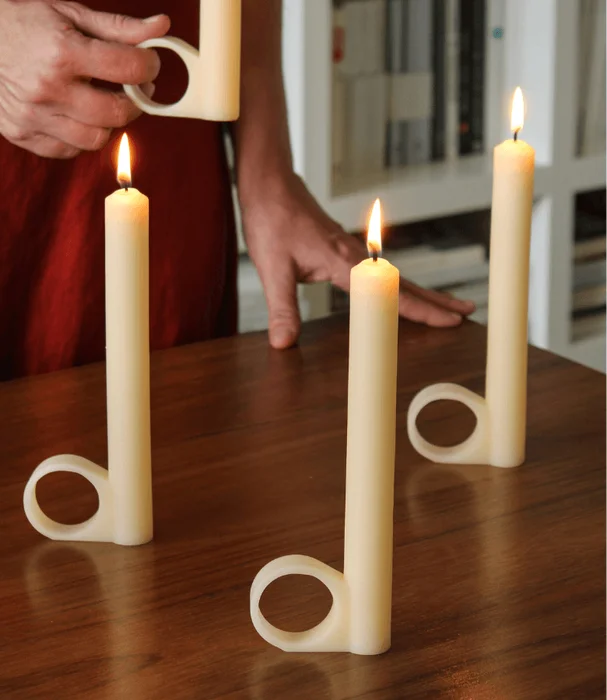 VELA CERABELLA KAND SET X2 IVORY en Blanco - Velas y Portavelas, Uruguay | Masinfinito Casa, vista 3