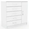 Comodas Cajoneras 5 Puerta 1 Cajon Dormitorio Negro 158 - Cómodas, Uruguay | Muebles Express, vista 2 de 6