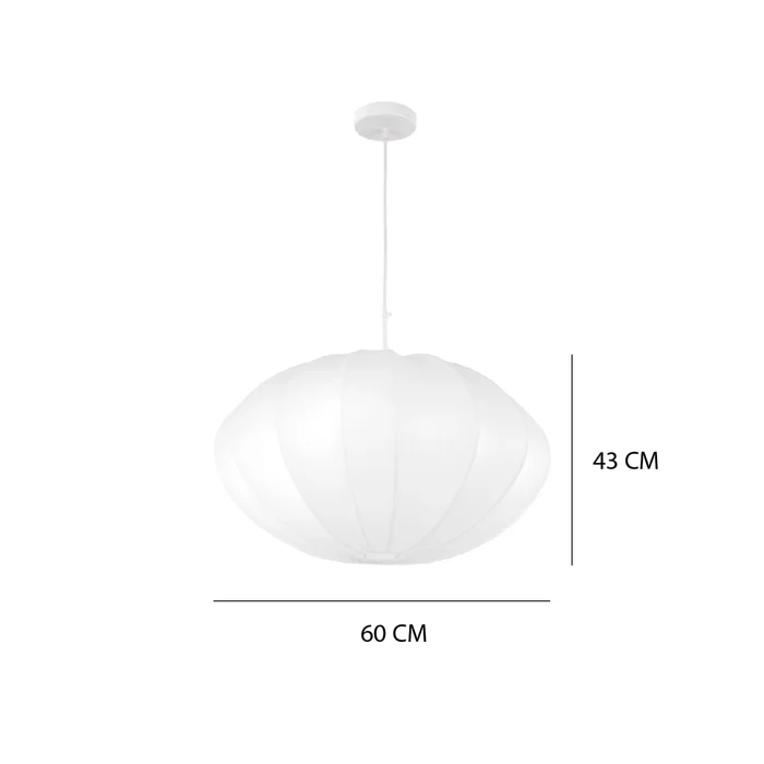 Luminaria Colgante Luvo Big Blanca ø 60 cm en Blanco - Lámparas colgantes, Uruguay | Serlux, vista 5