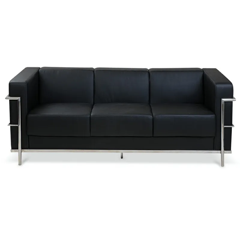 Sofa Le Corbusier 3 cuerpos en Negro - Sillones y sofás, Uruguay | New York Home