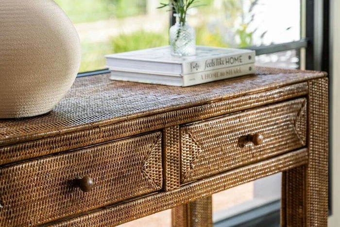 CONSOLA DE RATTAN - 1.10 X 0.40 MTS en Marrón - Bibliotecas, Uruguay | La Iberica, vista 8