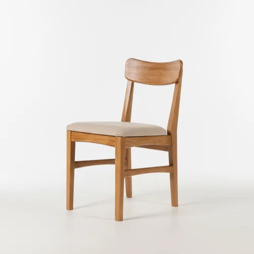 Silla Olmo - Tapizada - Miel en Beige - Butacas, banquetas y puffs, Uruguay | NYR