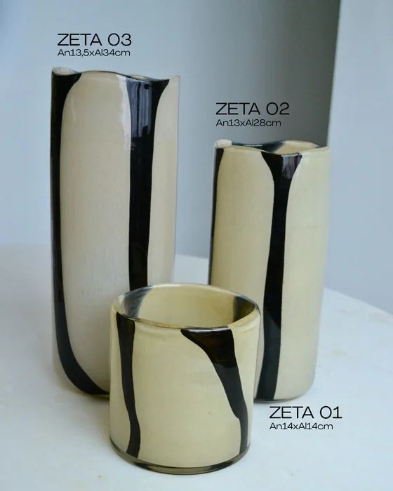 Florero Zeta 01 en Beige - Jarrones, Uruguay | Dos Orillas Casa, vista 5