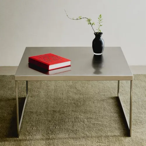 MESA AUXILIAR CUADRADA INOX - Mesas de living, Uruguay | Zara Home