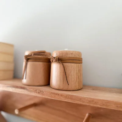 Candelabros de madera peque – Set x2 en Madera natural - Velas y Portavelas, Uruguay | Dreams On Time, vista 9