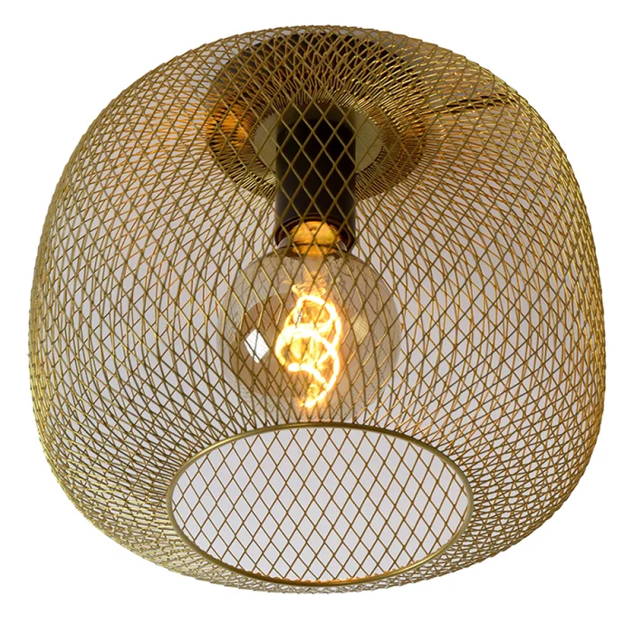 Lámpara de Techo Oklahoma Dorado en Amarillo - Lámparas colgantes, Uruguay | Serlux, vista 8