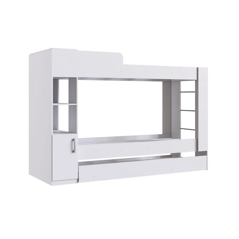Cama Marinera Bicama Juvenil Dormitorio Cama Auxiliar Doble en Blanco - Dormitorio, Uruguay | Soy Hogar