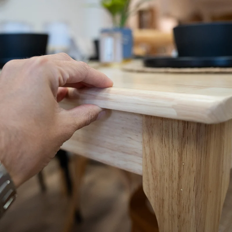 Mesa de comedor - Madera maciza 150 cm Bolonia - Línea Serena en Madera natural - Mesas de comedor, Uruguay | Ecowood, vista 3