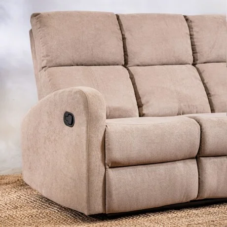 Sillón Reclinable Taos 3 Cuerpos - Beige en Beige - Sillones y sofás, Uruguay | Aihaus, vista 2