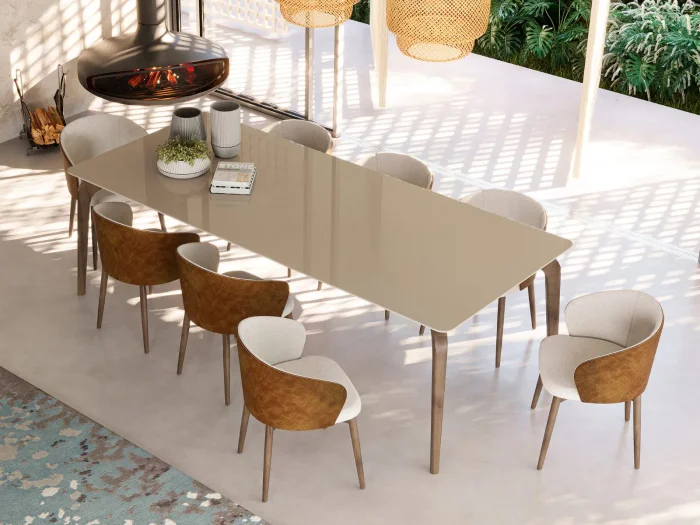 Mesa Dubai en freijoDimensiones - Mesas de comedor, Uruguay | Arquetipo, vista 2