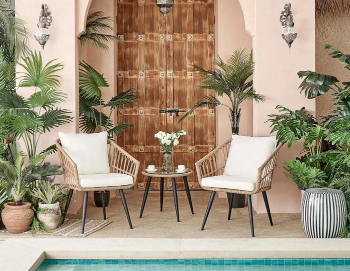 Juego Muebles De Jardin Bercy en Beige - Muebles para el exterior, Uruguay | Rústico Hogar, vista 2
