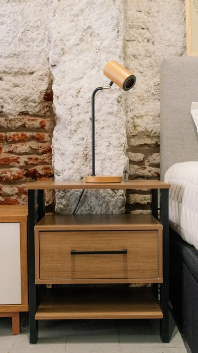 Mesa de Luz Miel - Negro / Marrón - Mesas de luz, Uruguay | Berna Home, vista 5