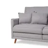 Sofá Realeza - Tela Microfibra - 2 cuerpos - 12074 (Ceniza) en Gris - Sillones y sofás, Uruguay | NYR, vista 5 de 6