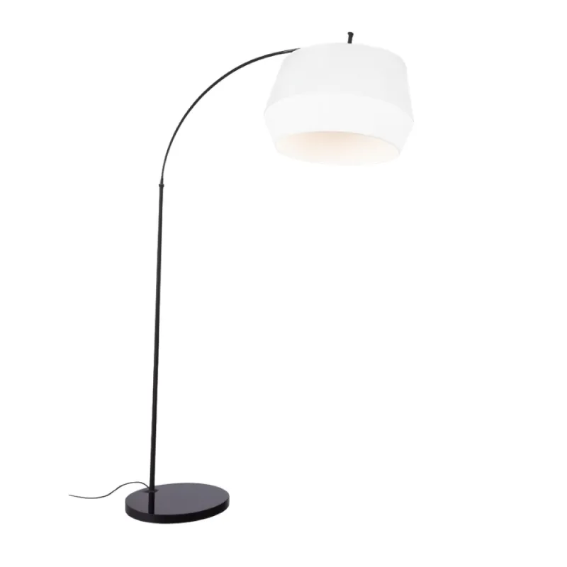 Luminaria de Pie Orbis Blanca en Beige - Lámparas de pie, Uruguay | Serlux