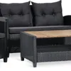 Juego de jardín VEN 4 personas negro en Negro - Muebles para el exterior, Uruguay | JYSK, vista 1 de 3