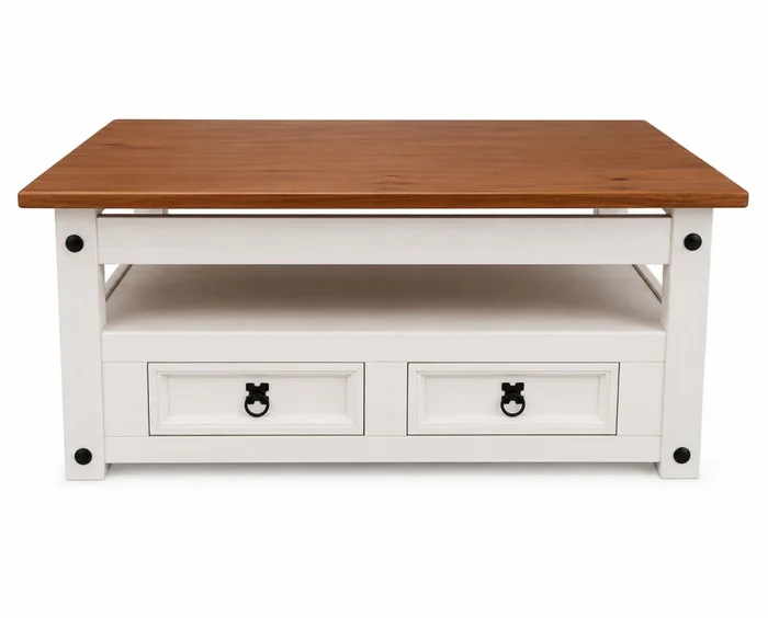 MESA DE CENTRO ARTICULADA CORONA BLANCO CH9145B en Blanco - Mesas de living, Uruguay | Alfa Ventas, vista 2