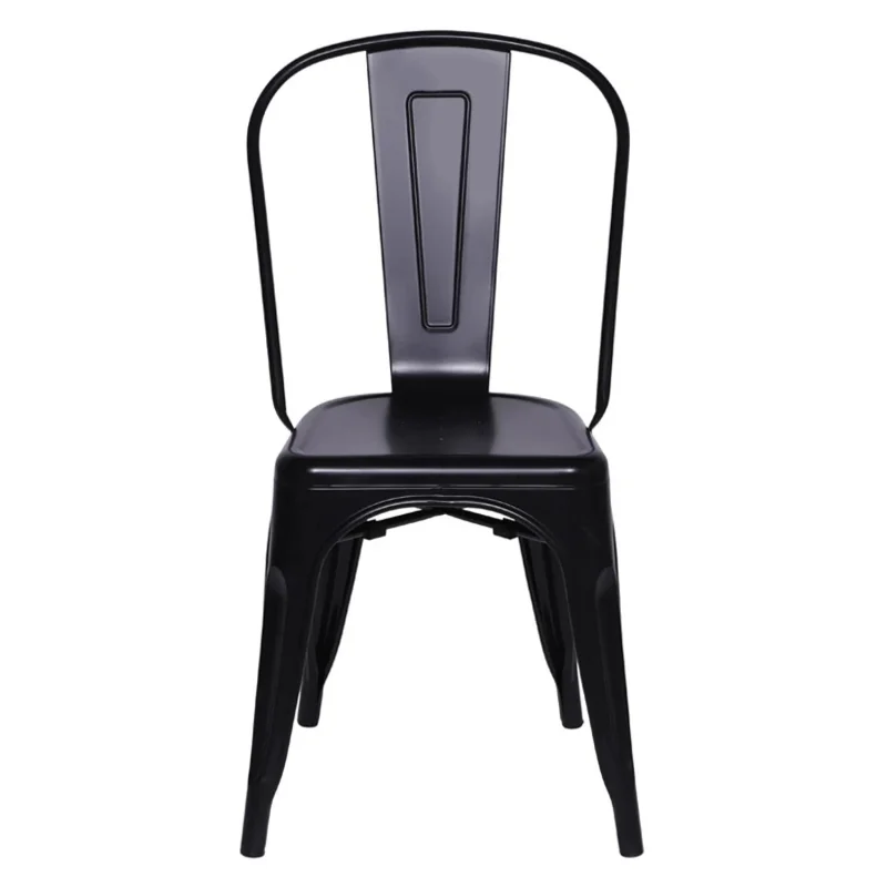 Silla Metálica Tolix - Negro en Negro - Sillas, Uruguay | Ecowood, vista 5