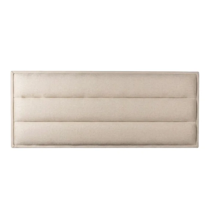 Respaldo Aéreo Wave - Lino Beige - 2 Plazas 138x127 — Urumobil - Respaldos de cama, Uruguay | Urumobil, vista 2